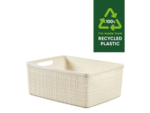 Load image into Gallery viewer, Jute Basket Off White