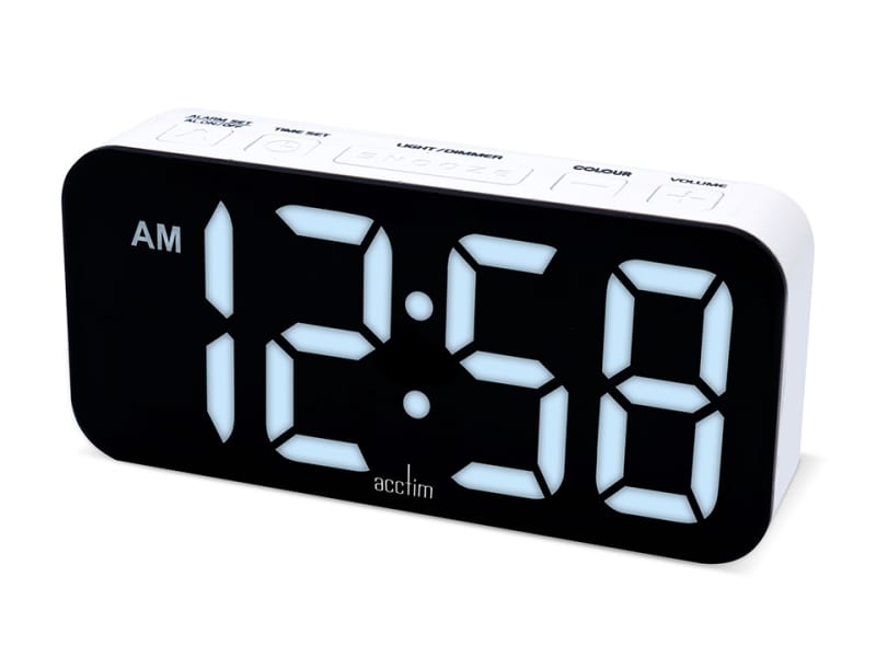 Jaxon LED Colour Changing Alarm Clock 16512