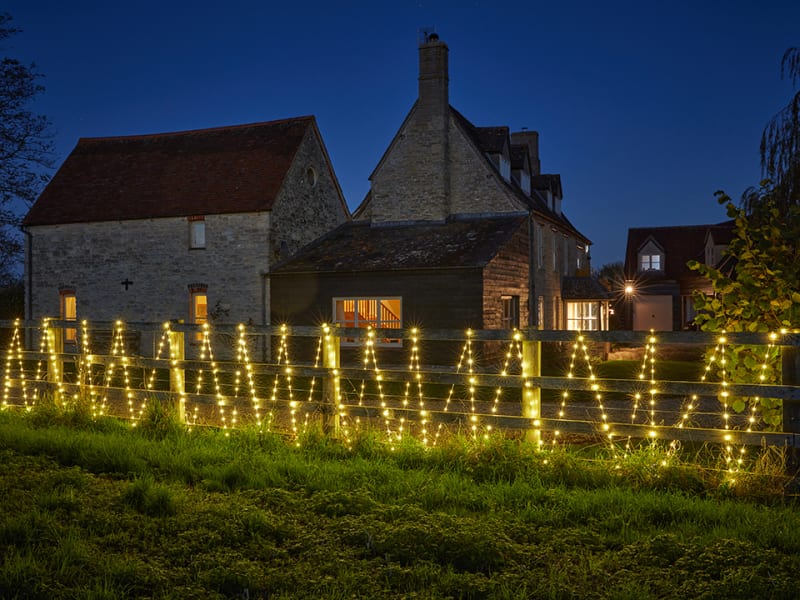 2 Tone String Lights Warm White/Multi-Coloured