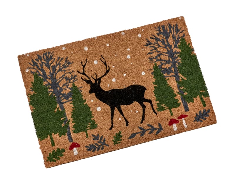 Coir Mat Woodland Stag 40 x 60cm 2555024