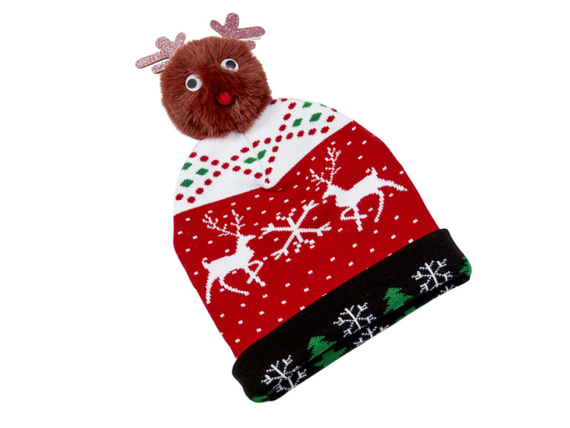 Luxury Beanie Hat Reindeer 2560008