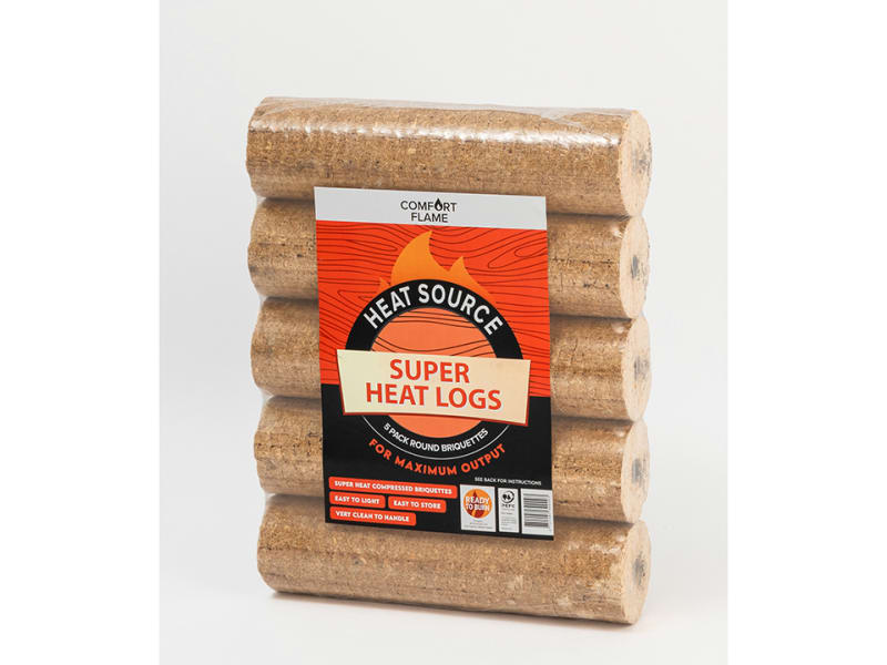 Woodlet Heat Logs x 5 WB100N