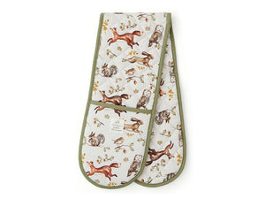 Double Oven Glove Forest Fable 2683