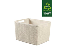 Load image into Gallery viewer, Jute Basket Off White
