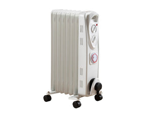 Oil Heater + Timer White