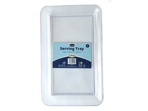 Re-Useable Plastic Tray Clear