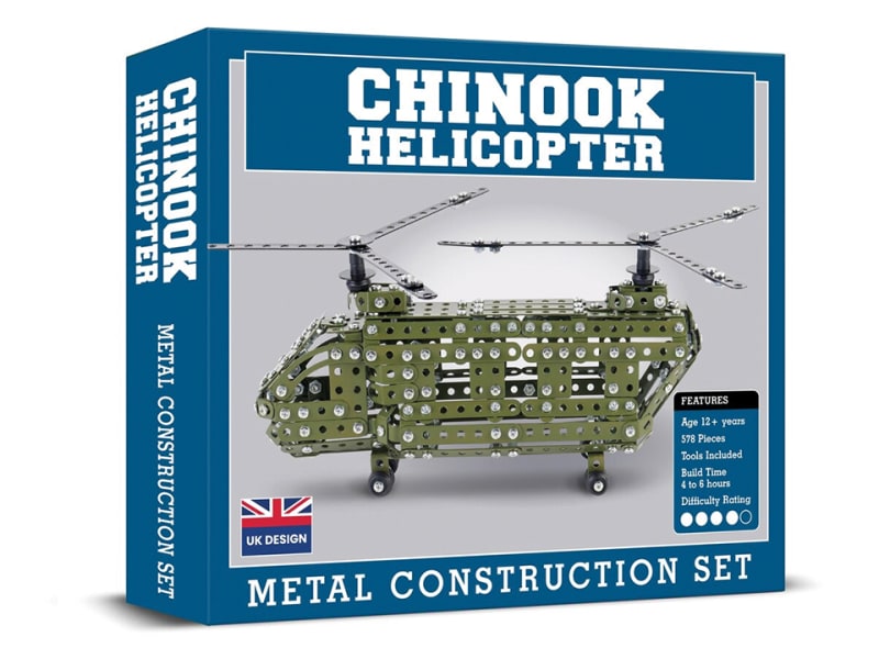 Metal Construction Set Chinook Helicopter CHP0371