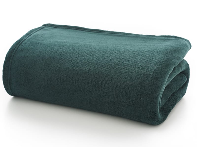 Snuggle Touch Throw Forest Green 140 x 180cm 41030118
