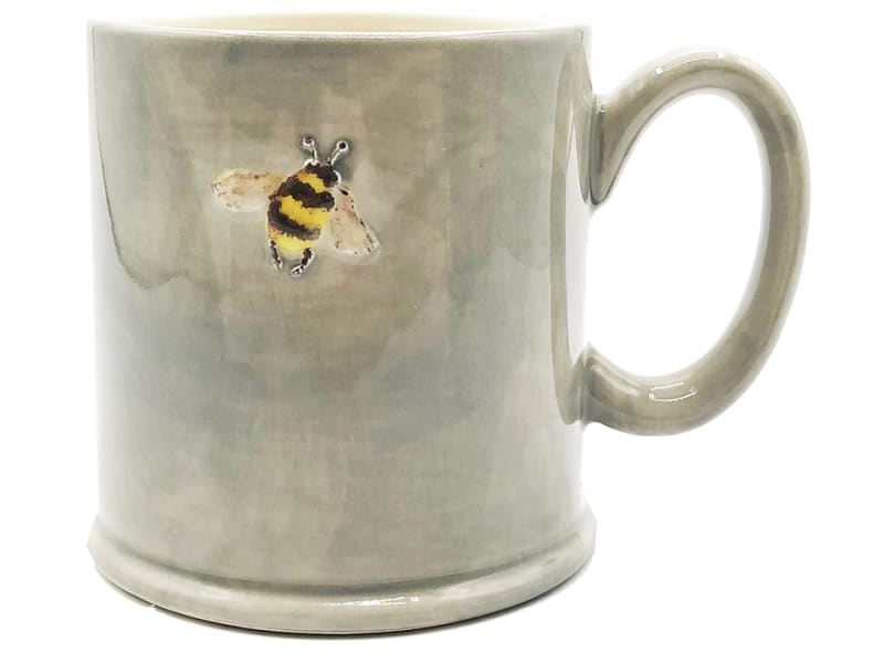 Tankard Mug Bumble Bee Grey 71212