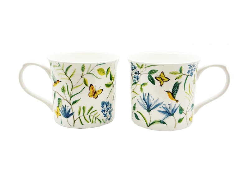 Stafford Bone China Mug Tropical Glasshouse 90634