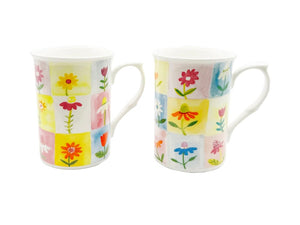 Buxton Bone China Mug Flower Cards 90637