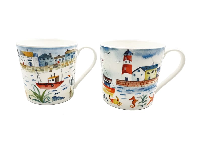 Dorset Bone China Mug Coastal Holiday 90638