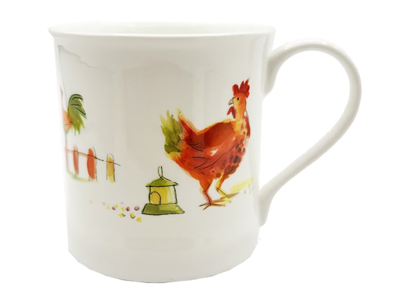 Devon Bone China Mug Farm Life 90641
