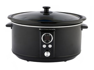 Digital Slow Cooker Black 6.5L HBCDE650BLK