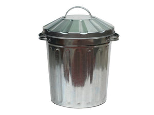 Galvanised Dustbin & Lid Mini 15L     *2*