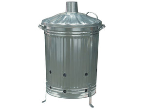 UK Galvanised Incinerator 80L