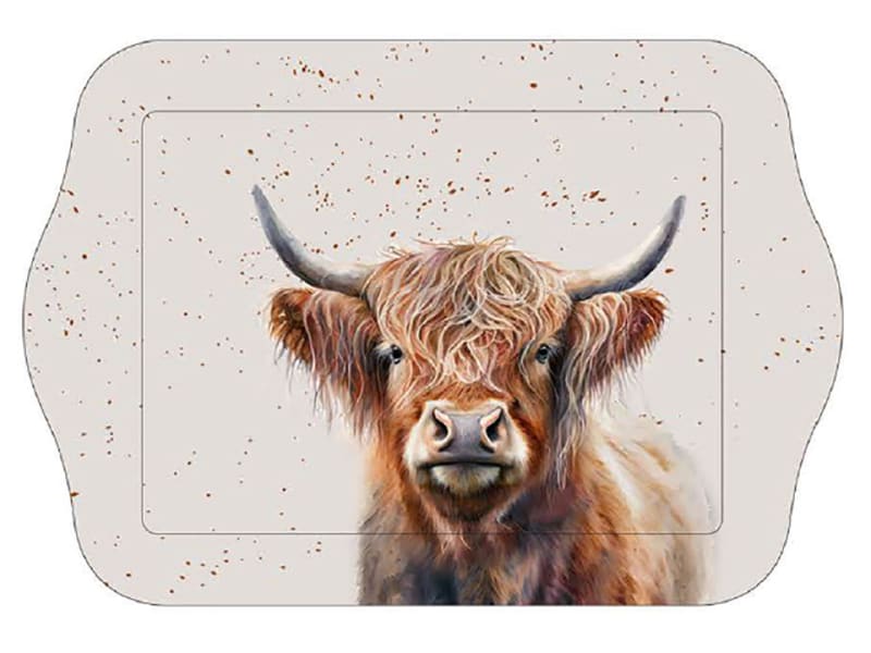 Mini Trinket Tray Highland Cow HH3720