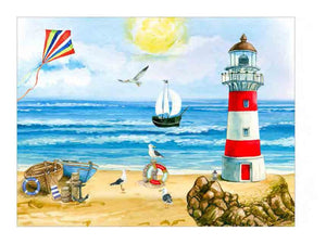 Glass Worktop Saver Coastal HH4038