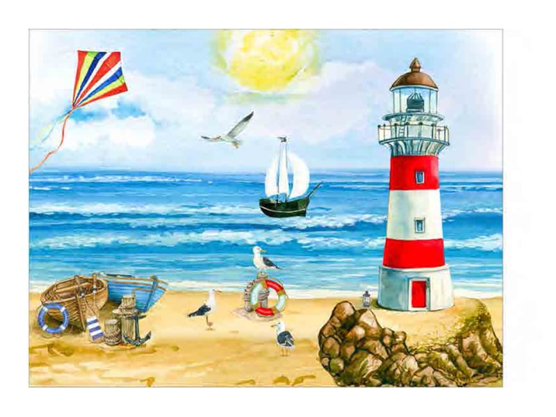 Glass Worktop Saver Coastal HH4038