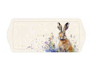 Long Drinks Tray Meadow Hare HH4085