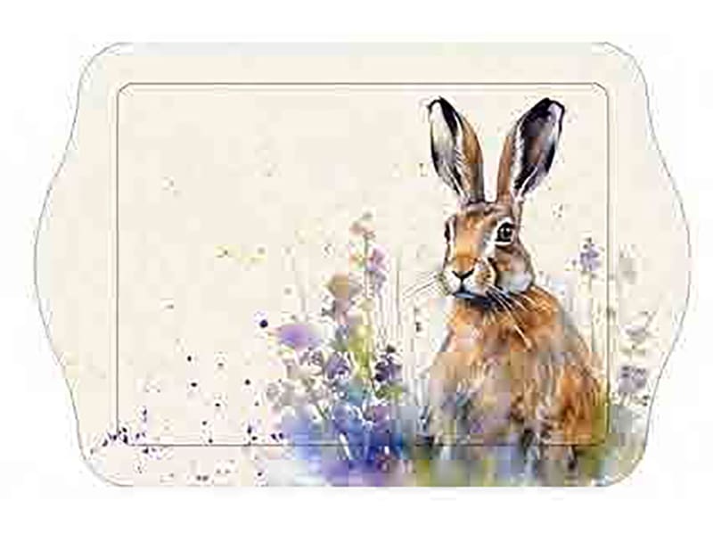 Mini Trinket Tray Meadow Hare HH4022
