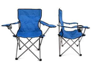 Captains Chair + Cup Holder Blue/Black TY8440