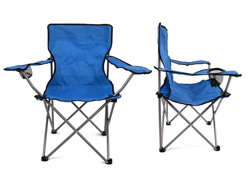 Captains Chair + Cup Holder Blue/Black TY8440