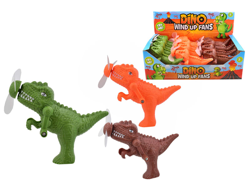 Dinosaur Wind Up Fan TY649