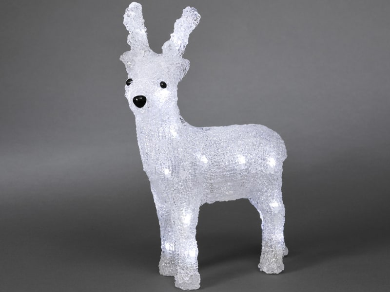 Acrylic Reindeer 24LED 23cm 6158-203