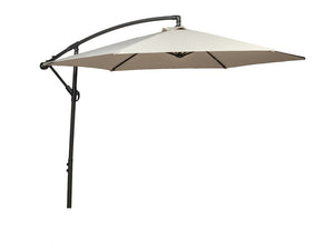 Weatherproof Parasol Cantilever Ivory 3m 735328