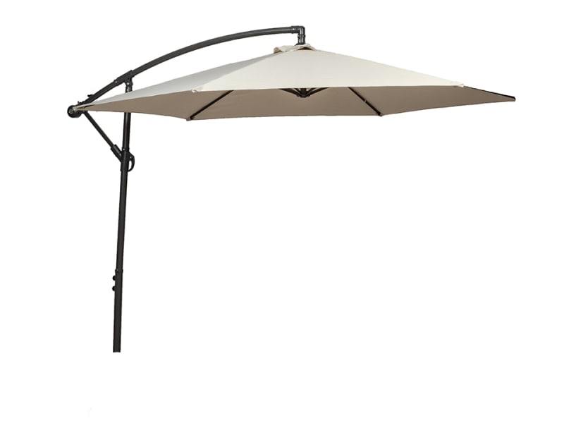 Weatherproof Parasol Cantilever Ivory 3m 735328