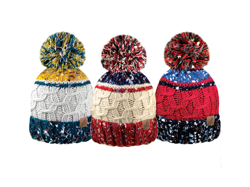 Unisex Adult Bobble Hat Assorted WH532
