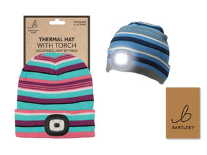 Childs Striped Hat + Light WH577X