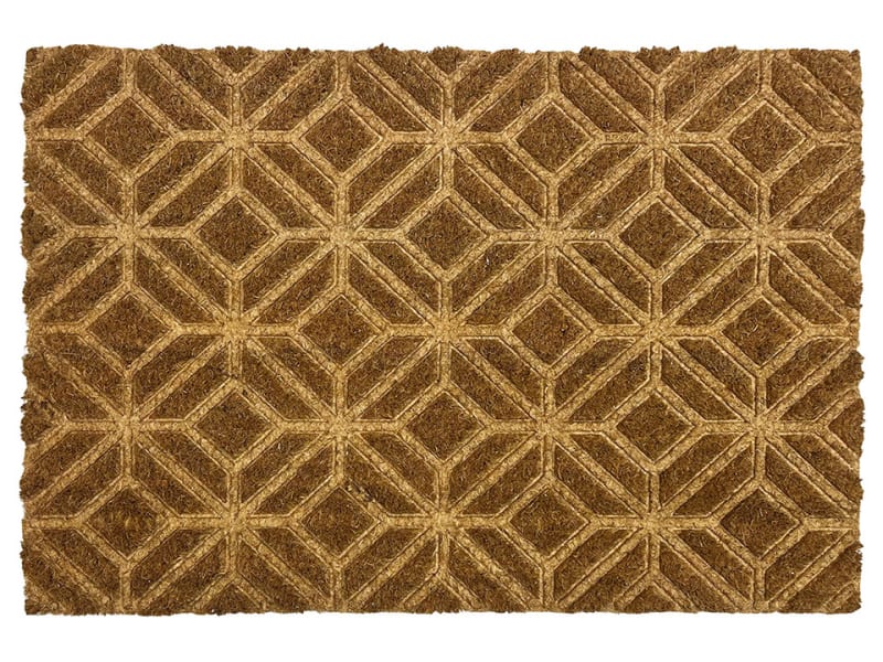 Embossed Coir Mat Square Geo P00028121