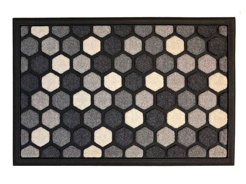 Scrape N Sorb Mat Honeycomb Grey P00028214