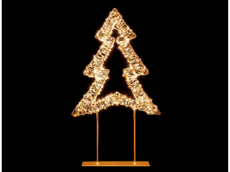 Table Top Tree 720 LED Rose Gold 45cm LV254154RGD