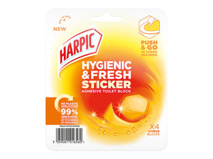 Harpic Hygiene Stickers x 4 RB512994