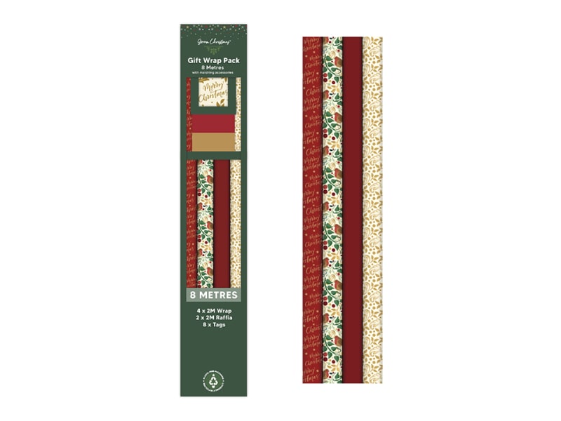 Wrap Pack + Tags & Raffia Robin XM7066