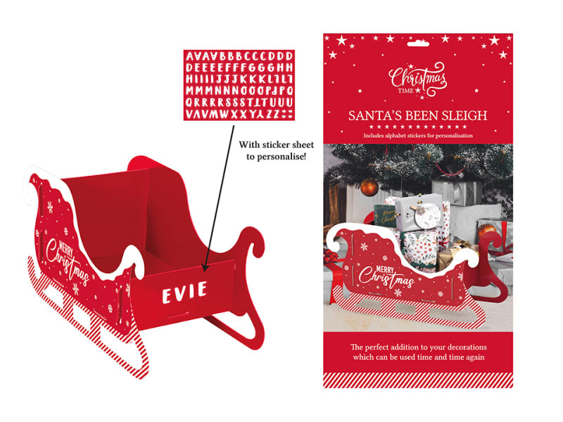 Santas Been Sleigh & Stickers XM6825