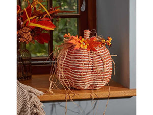 Raffia Pumpkin Striped XL 2645010