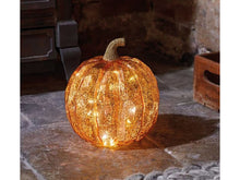 Load image into Gallery viewer, Inlit Golden Pumpkin
