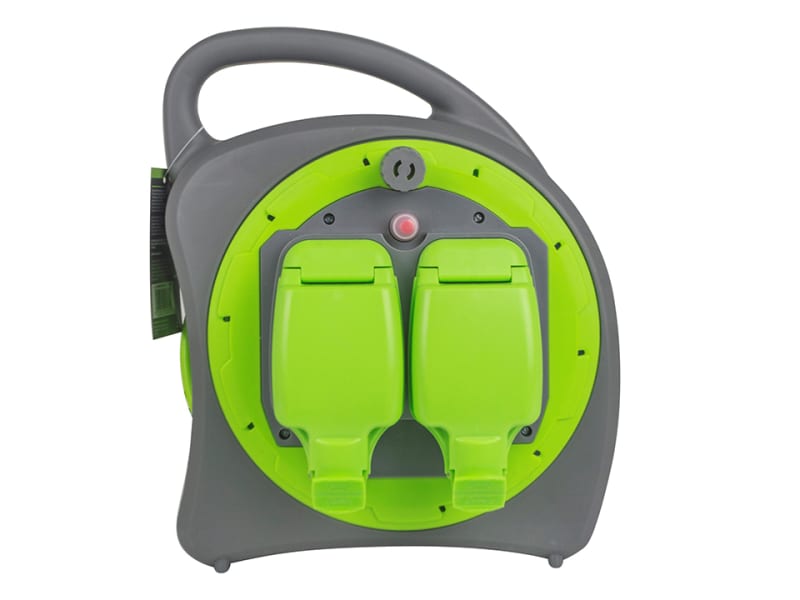 Cable Reel 2 Socket 13amp 20m Weatherproof