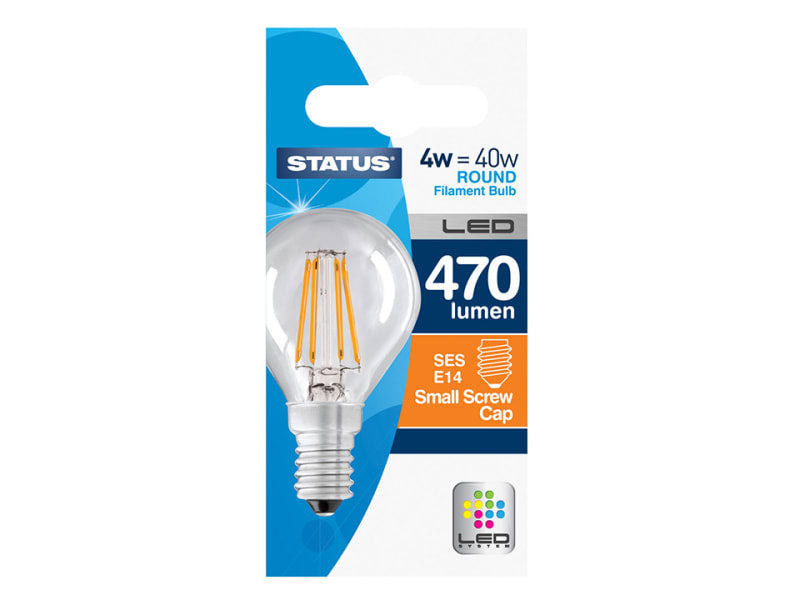Round Filament LED Warm White