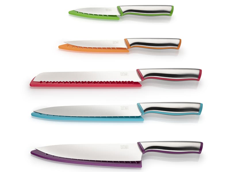 Chromachef Stainless Steel Colour Knife Set 5 Piece LMSH20S1
