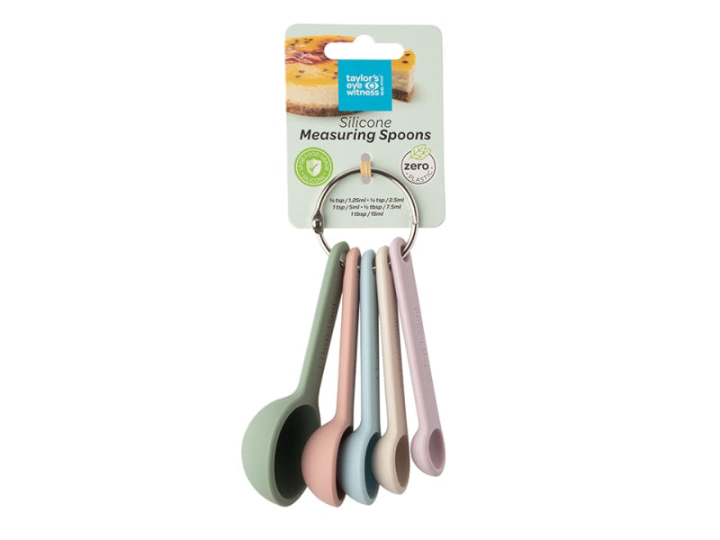 Silicone Measuring Spoon Set Muted 5 Piece LTS033MU