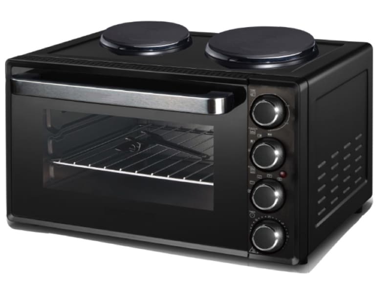 Mini Oven & Double Hot Plate 1.5kW 32L T14044