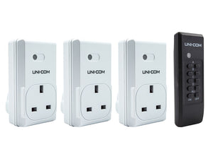 Remote Sockets x 3 UNC63810