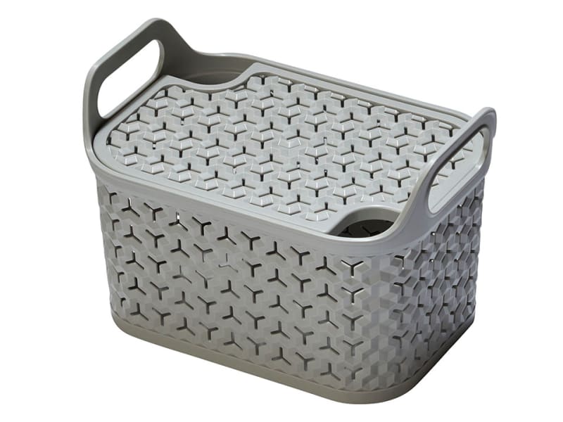 Urban Basket + Lid Cool Grey