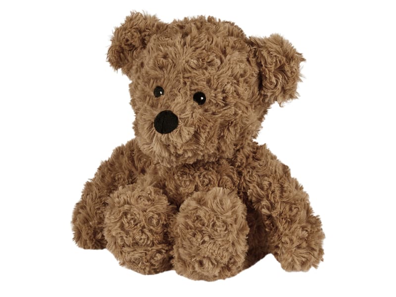 Curly Brown Bear Plush Warmies CP-BEA-2