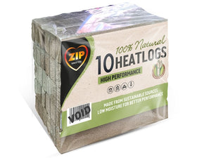 100% Natural Heatlogs x 10 SB093096